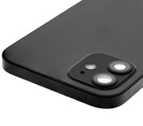 Back Housing W/ Small Parts For iPhone 12 (US Version) (Pull) (Black)
