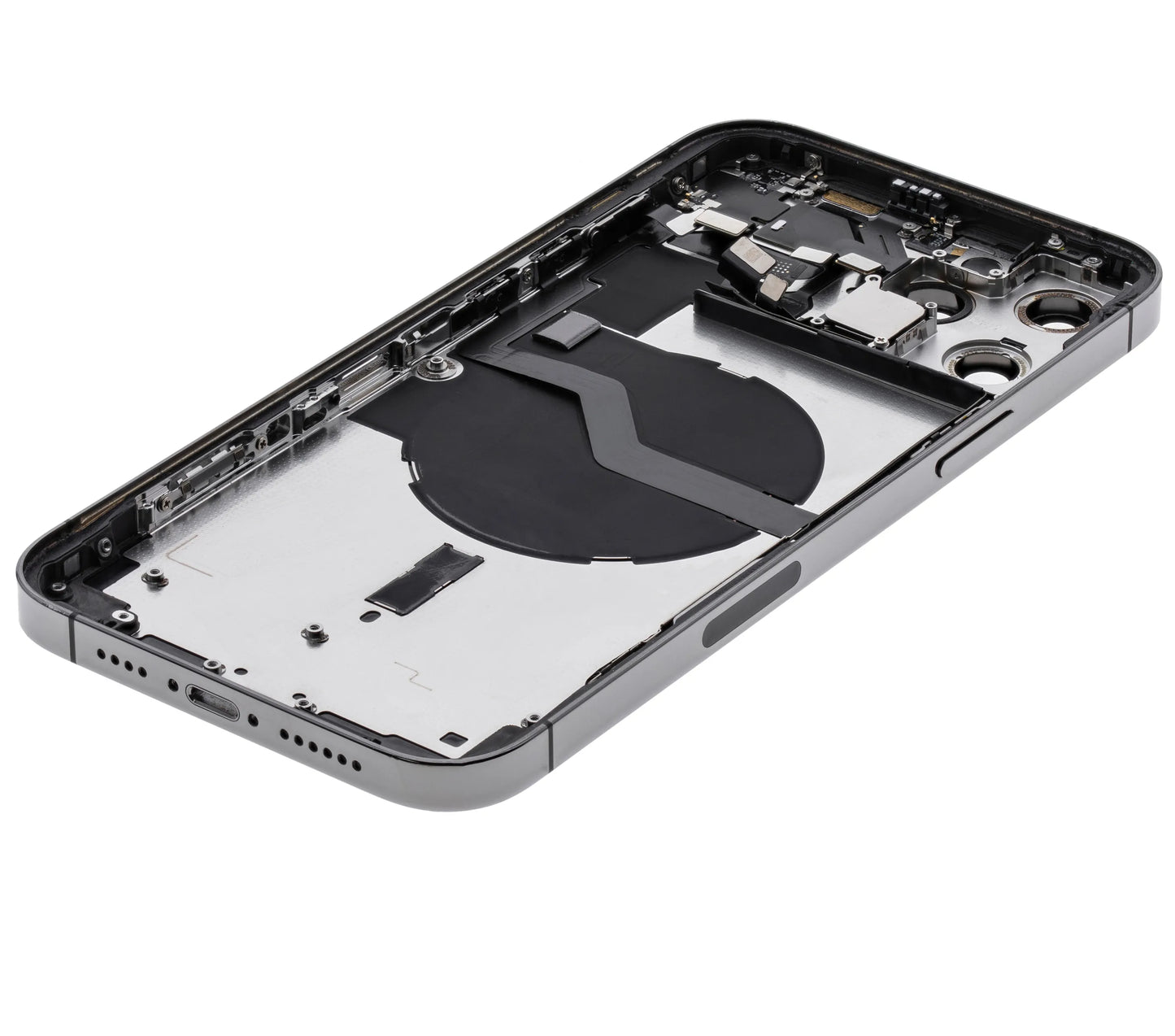 Back Housing W/ Small Parts For iPhone 12 Pro Max (EU / Global Version) (Pull) (Graphite)