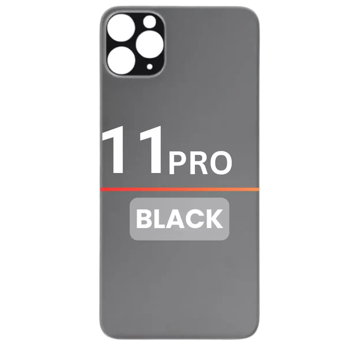 Back Glass Compatible For Apple iPhone 11 Pro(Pull)(Black)