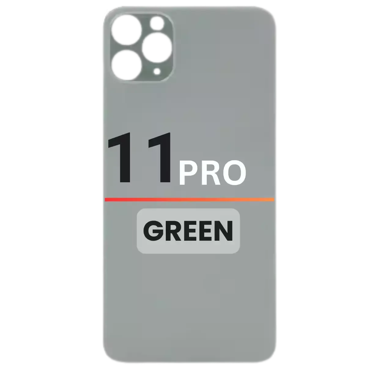 Back Glass Compatible For Apple iPhone 11 Pro(Pull)(Green)