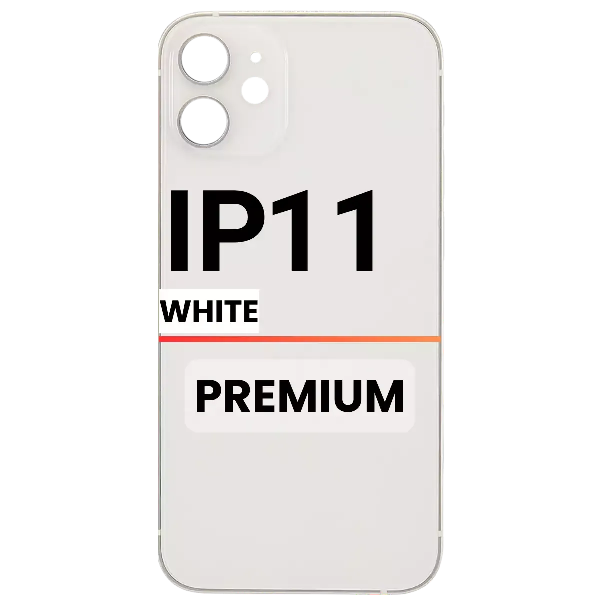 Back Glass Compatible For Apple iPhone 11(Pull)( White)