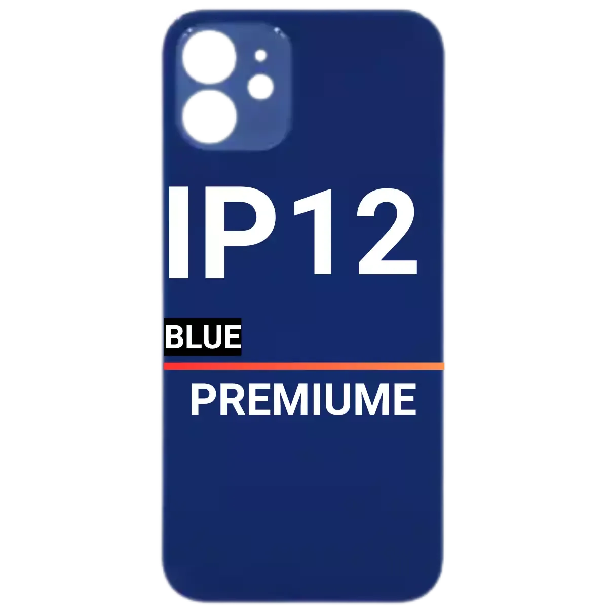 Back Glass Compatible For Apple iPhone 12(Pull)(Blue)