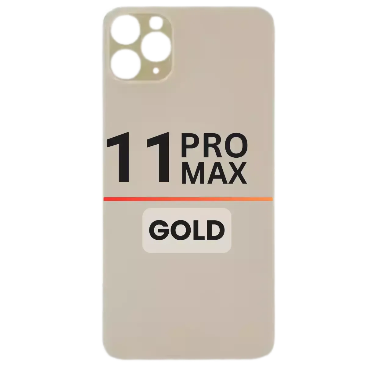Back Glass Compatible For Apple iPhone 11 Pro Max(Pull)(Gold)