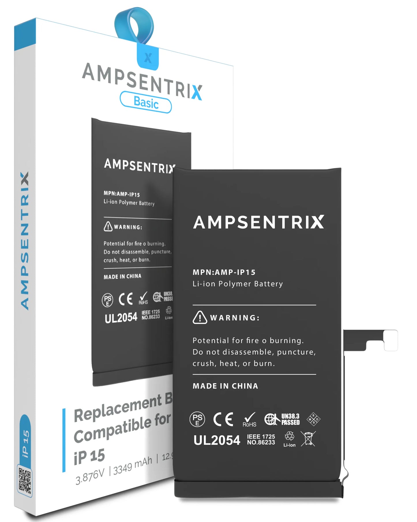 Replacement Battery For iPhone 15 (Standard)