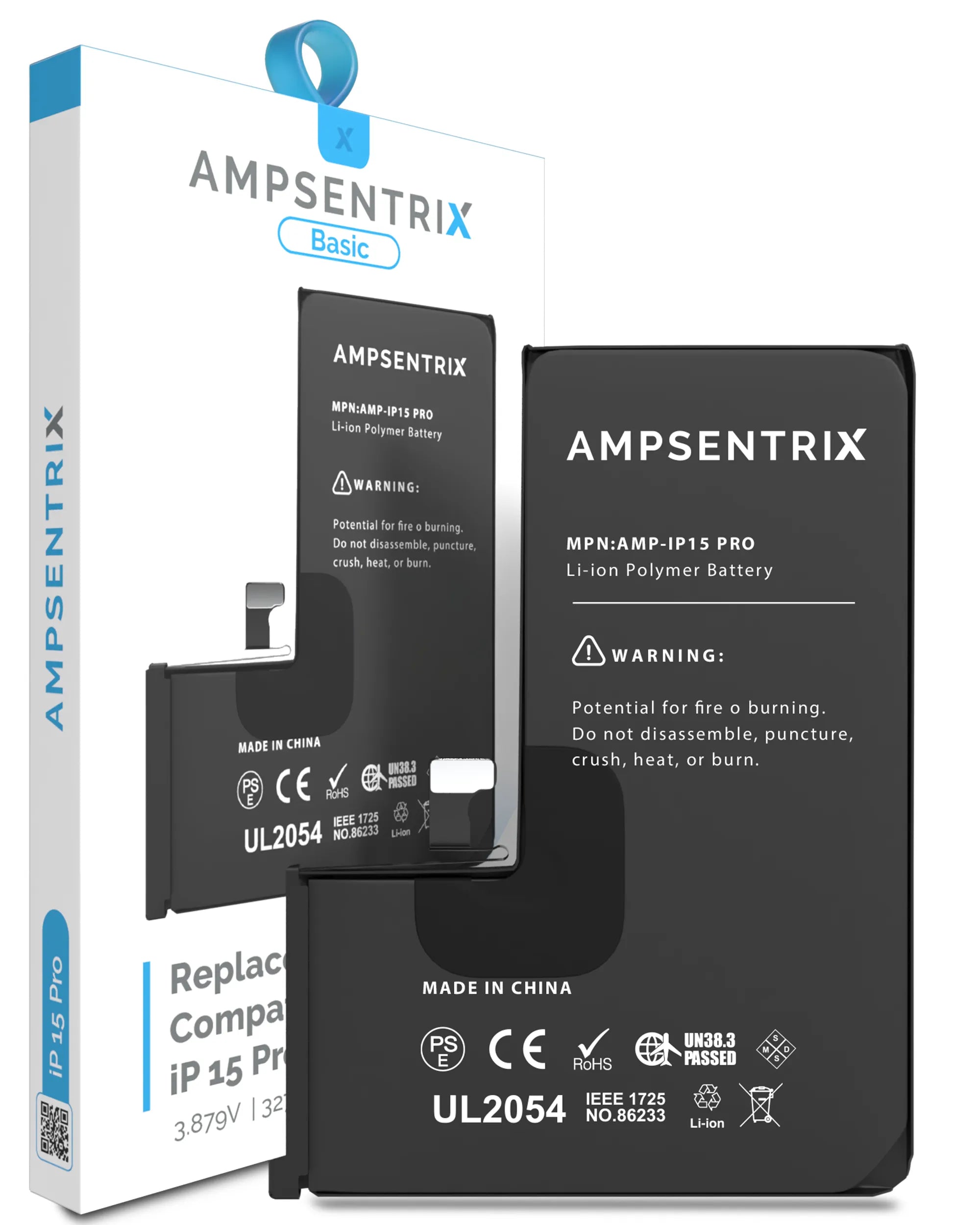 Replacement Battery For iPhone 15 Pro (Standard)
