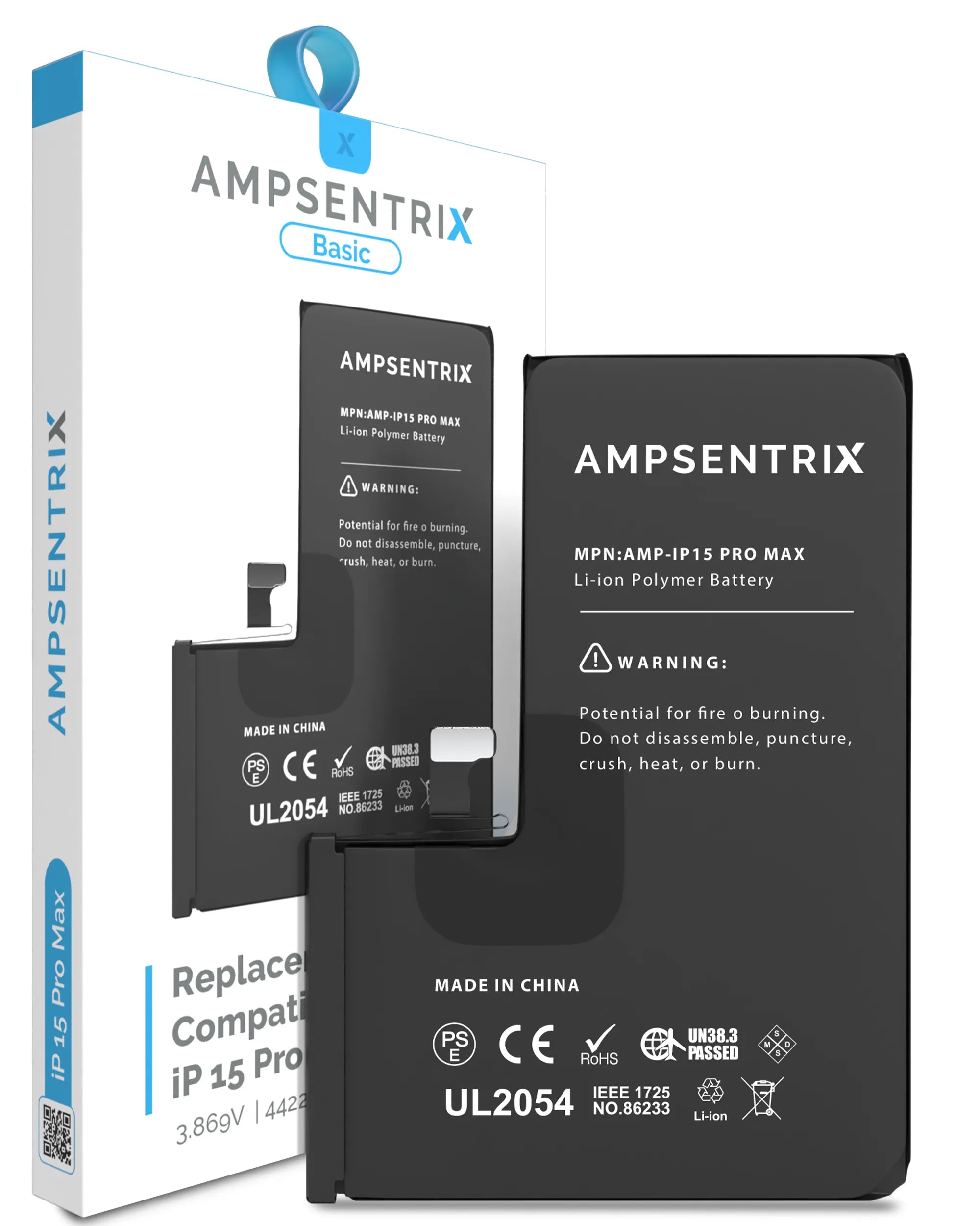 Replacement Battery For iPhone 15 Pro Max (Standard)