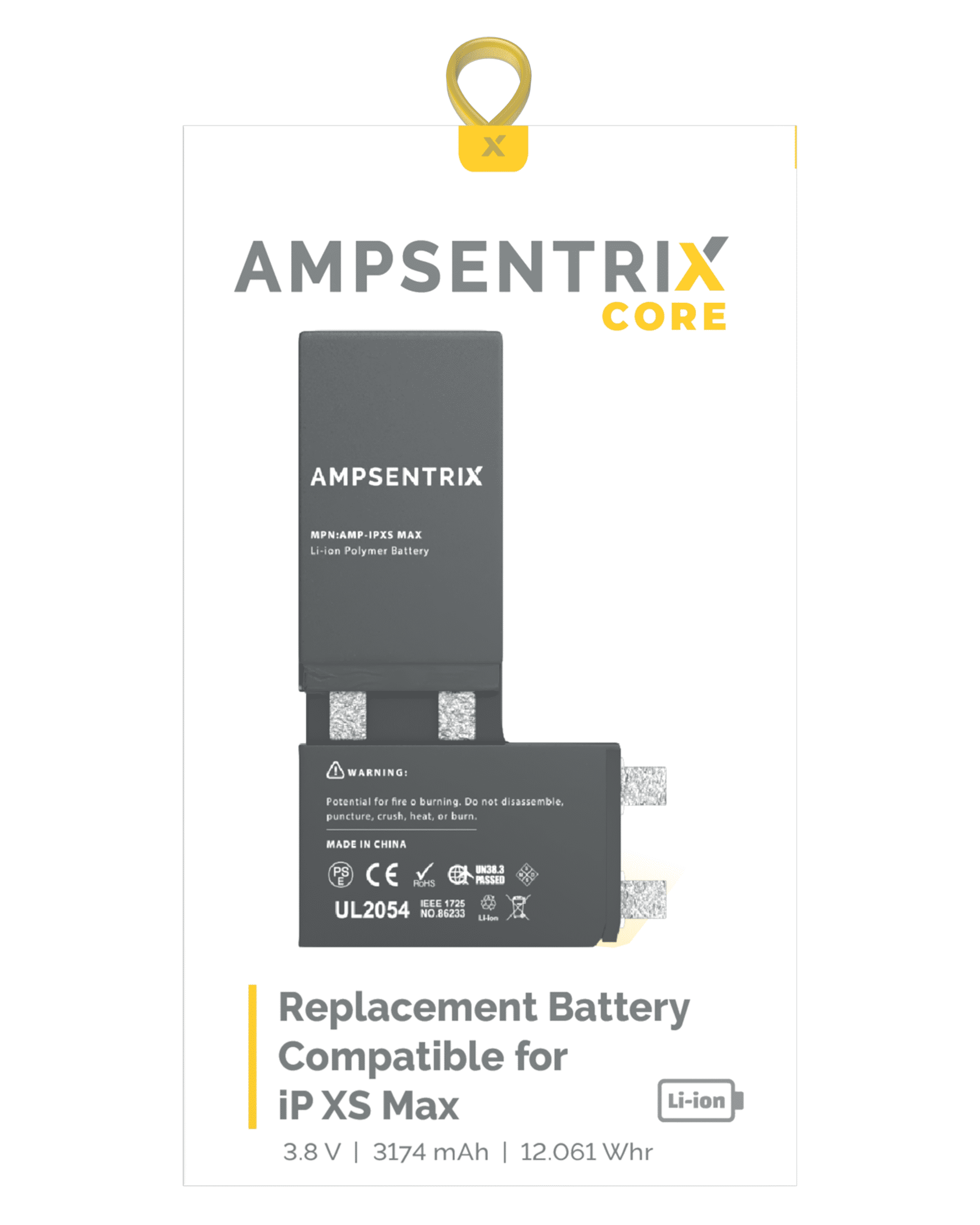 Replacement Battery Core For iPhone XS Max (Spot Welding Required) (Cell)