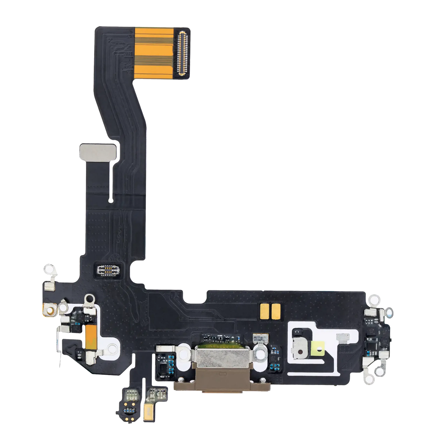 Charging Port Flex Cable For iPhone 12 Pro (Pull) (Gold)