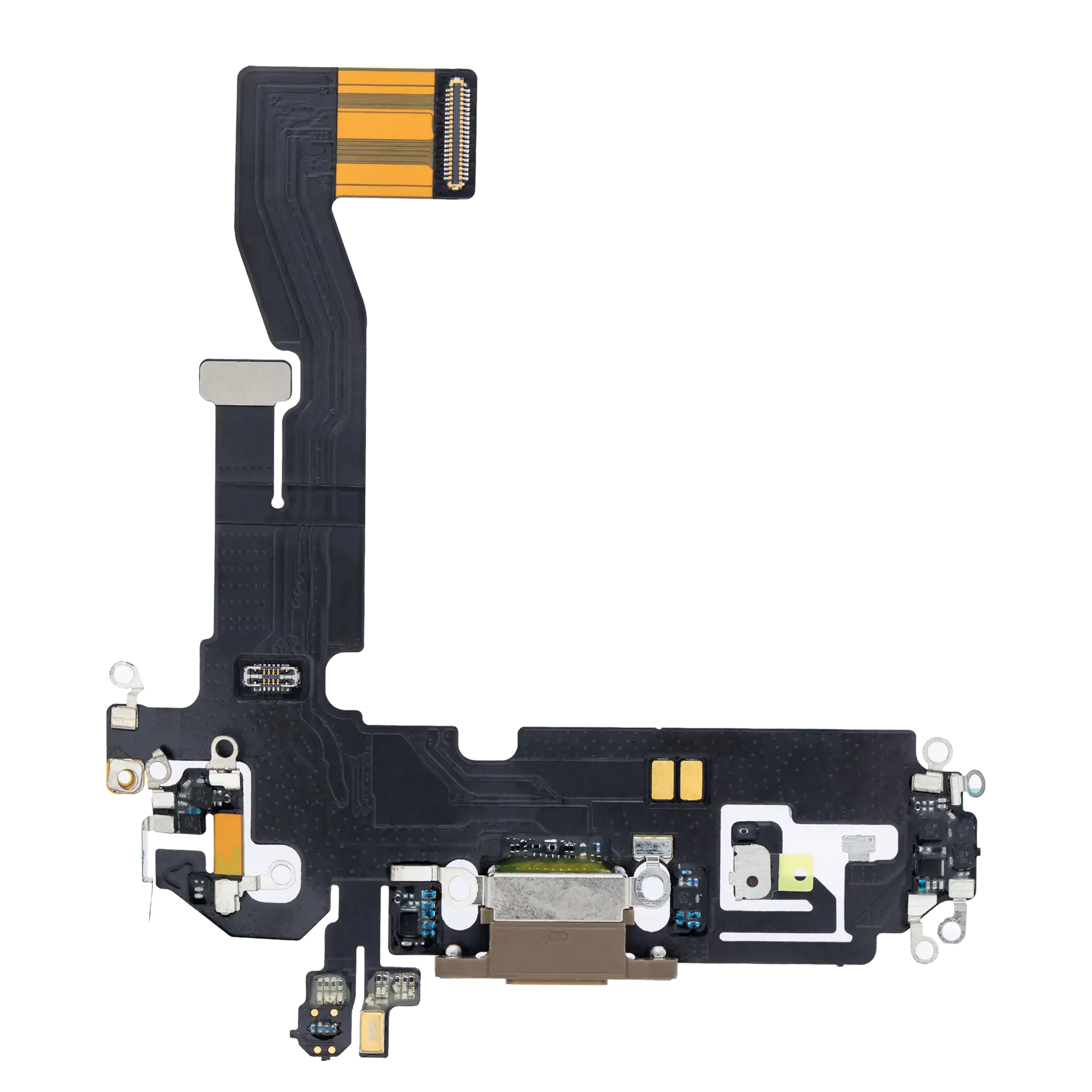 Charging Port Flex Cable For iPhone 12 Pro (Pull) (Gold)
