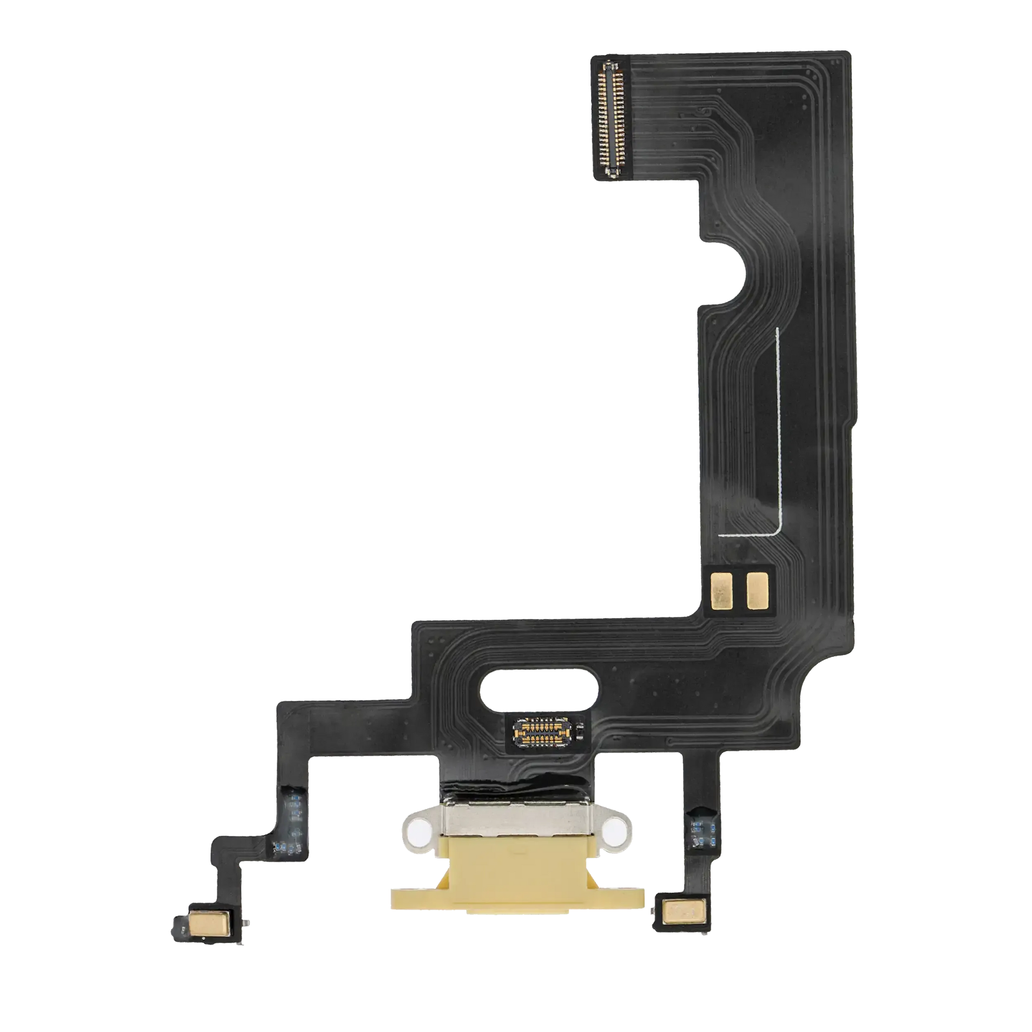 Charging Port Flex Cable For iPhone XR (Pull) (Yellow)