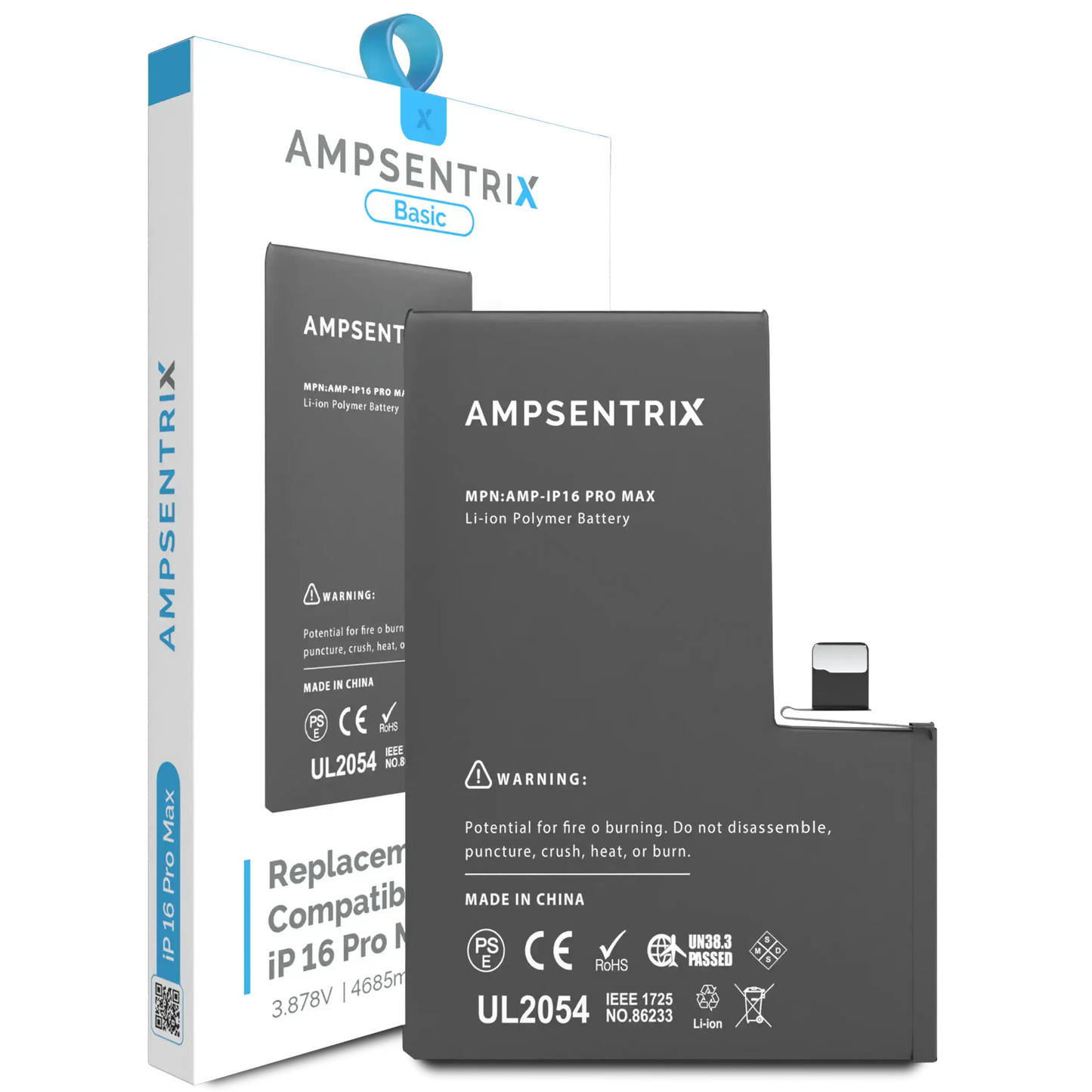 Replacement Battery For iPhone 16 Pro Max (Standard)