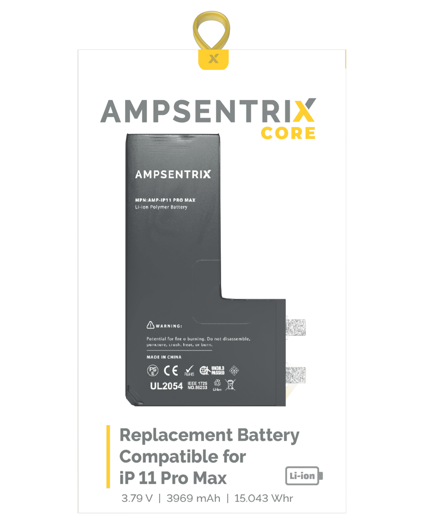 Replacement Battery Core For iPhone 11 Pro Max (Spot Welding Required) (Cell)