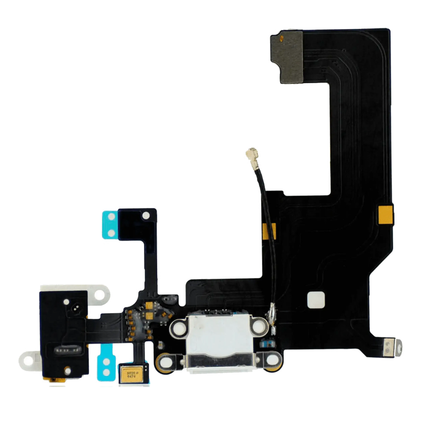 Charging Port Flex Cable For iPhone 5 (Pull) (Silver)