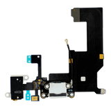 Charging Port Flex Cable For iPhone 5 (Pull) (Silver)