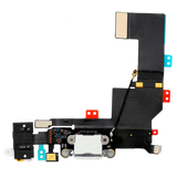 Charging Port Flex Cable For iPhone 5S (Pull) (Silver)