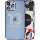 Back Housing W/ Small Parts For iPhone 13 Pro Max (US Version) (Pull) (Sierra Blue)
