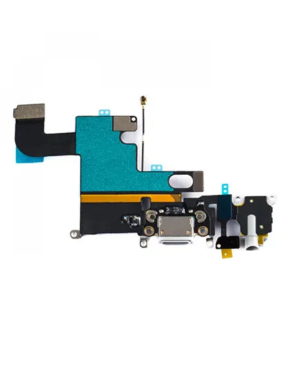 Charging Port Flex Cable For iPhone 6 (Pull) (Silver)
