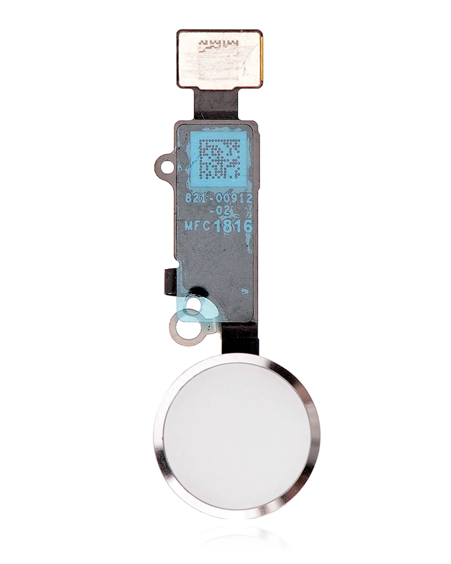 Home Button With Flex For iPhone 7 / 7 Plus / 8 / 8 Plus / SE (2020) / SE (2022) (Silver) (Warning: For Cosmetic Use Only) (Pull)