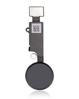 Home Button With Flex For iPhone 7 / 7 Plus / 8 / 8 Plus / SE (2020) / SE (2022) (Jet / Matte Black) (Warning: For Cosmetic Use Only) (Pull)