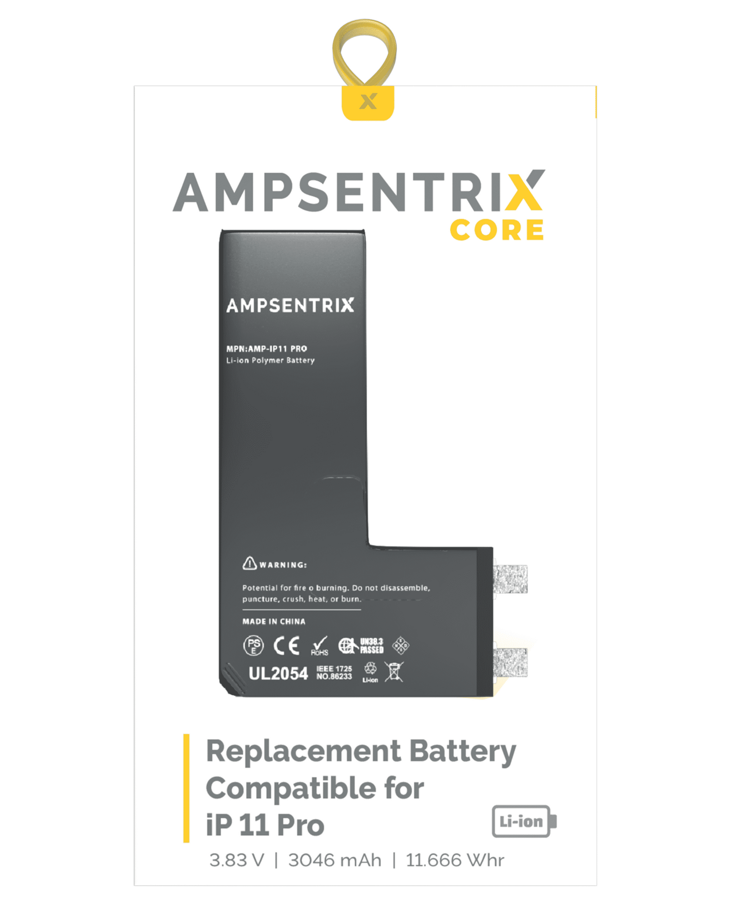 Replacement Battery Core For iPhone 11 Pro (Spot Welding Required) (Cell)