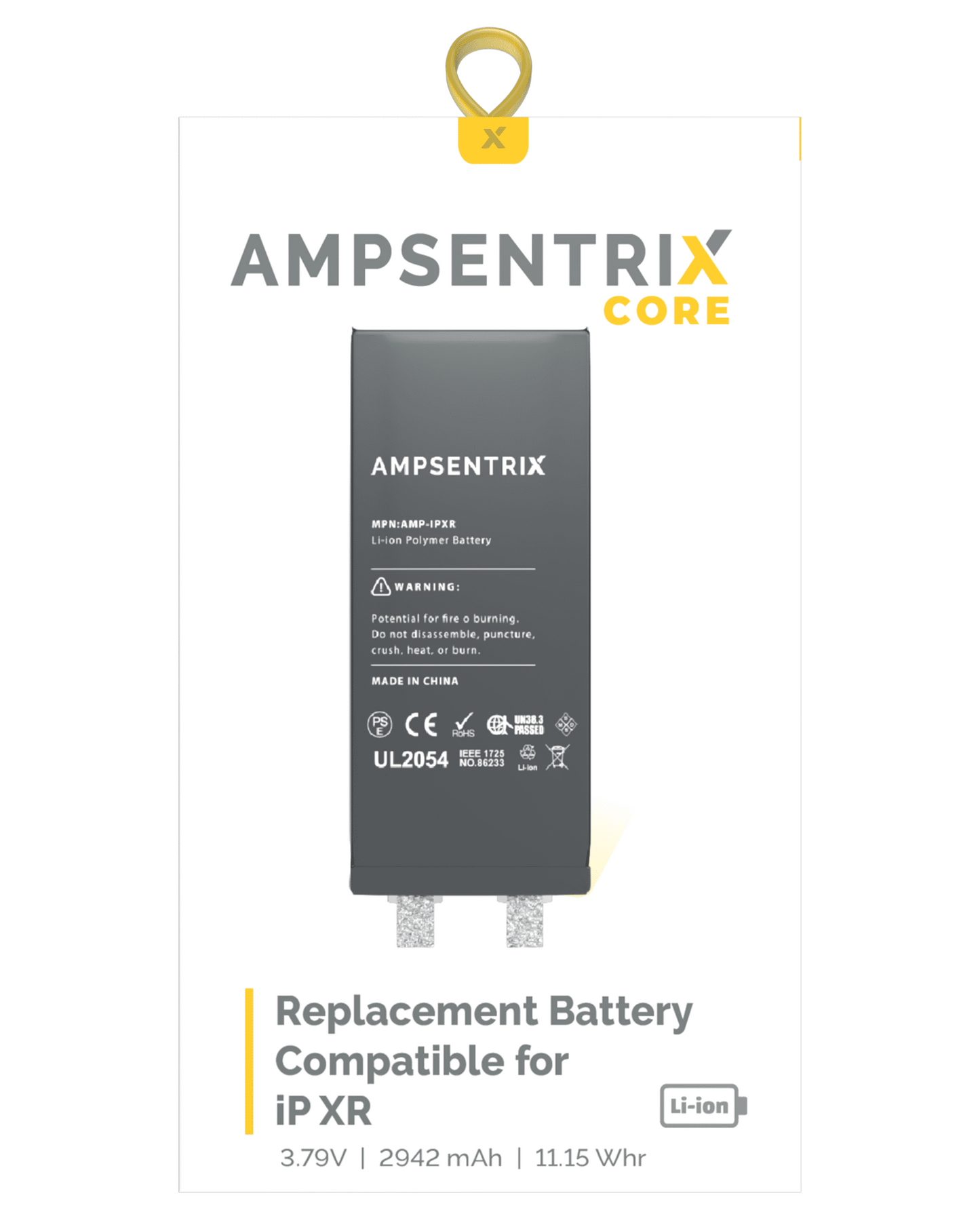 Replacement Battery Core For iPhone XR (Spot Welding Required) (Cell)
