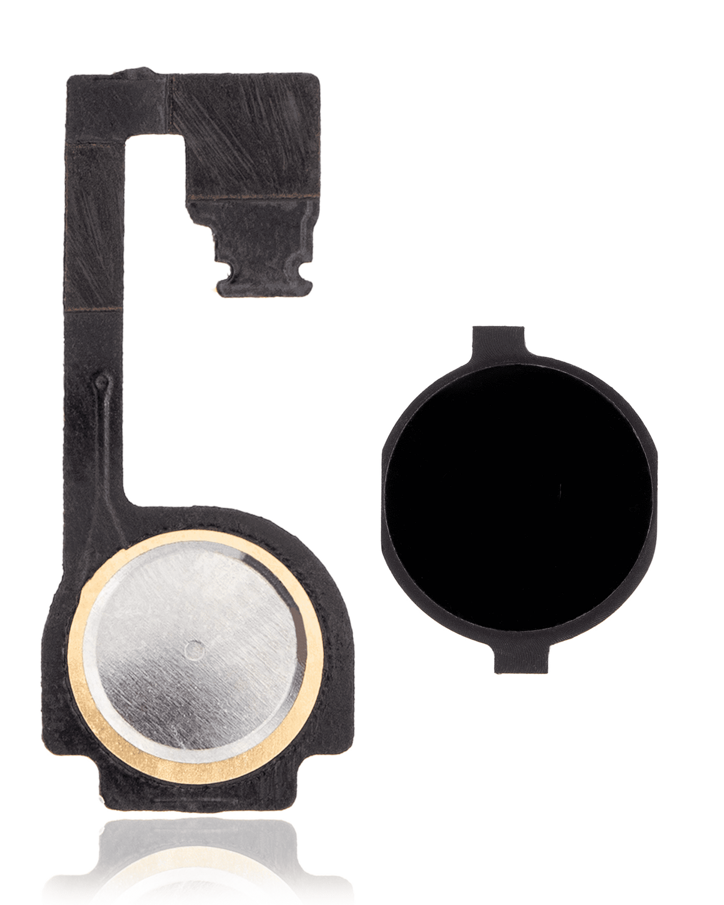 Home Button With Flex For iPhone 4 (Black) (Pull)
