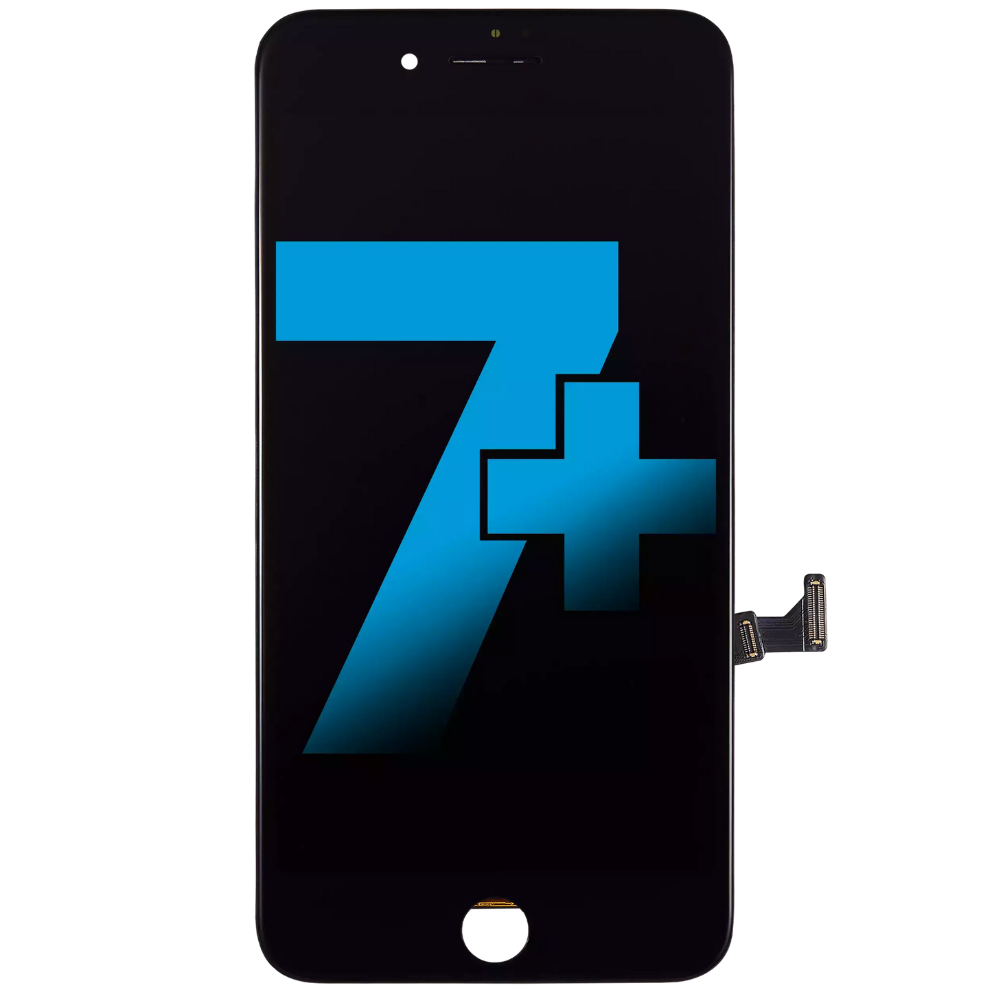 LCD Assembly With Steel Plate For iPhone 7 Plus (Pro Incell) (Black)