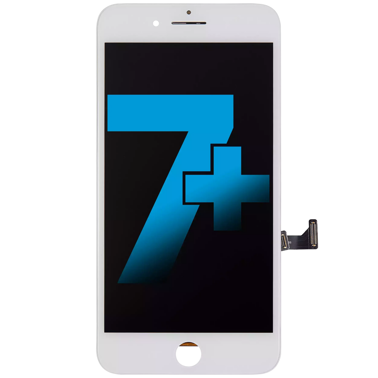 LCD Assembly With Steel Plate For iPhone 7 Plus (Pro Incell) (White)