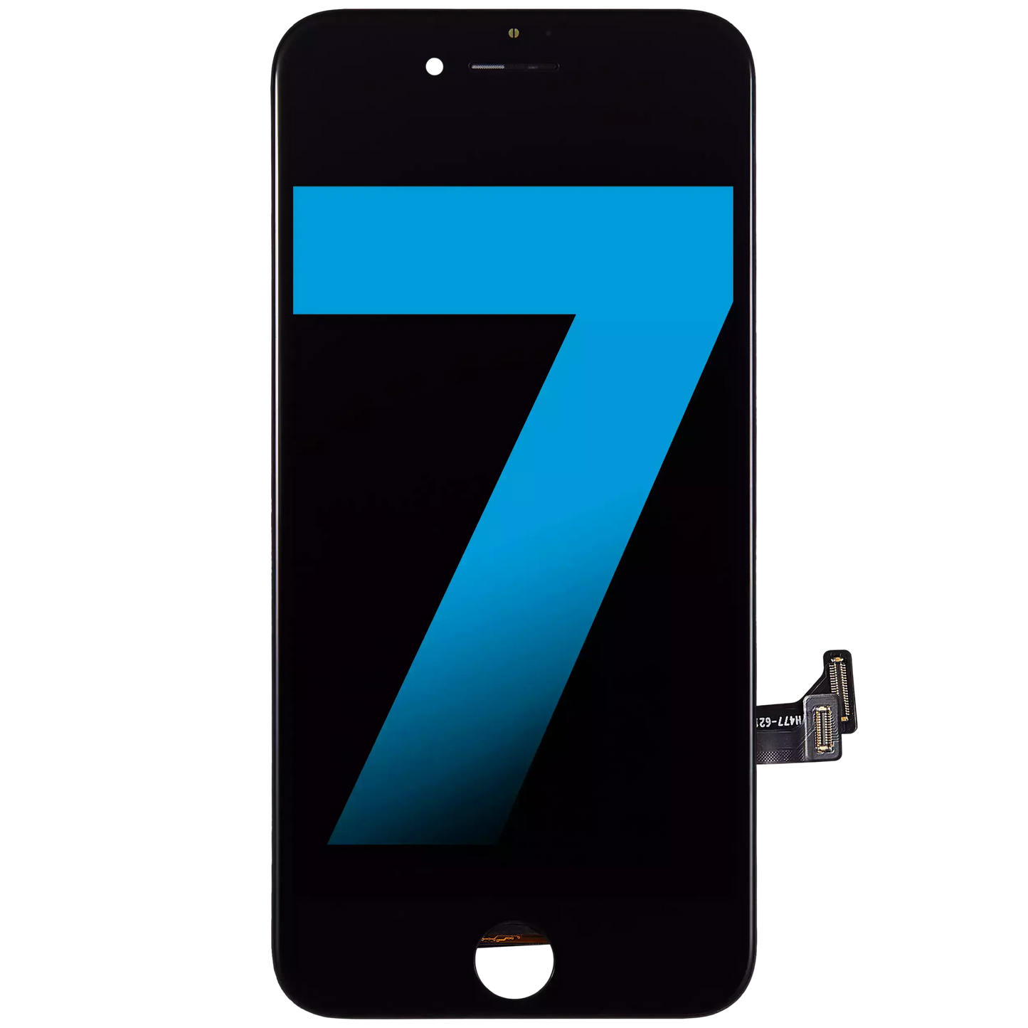 LCD Assembly With Steel Plate For iPhone 7 (Pro Incell) (Black)