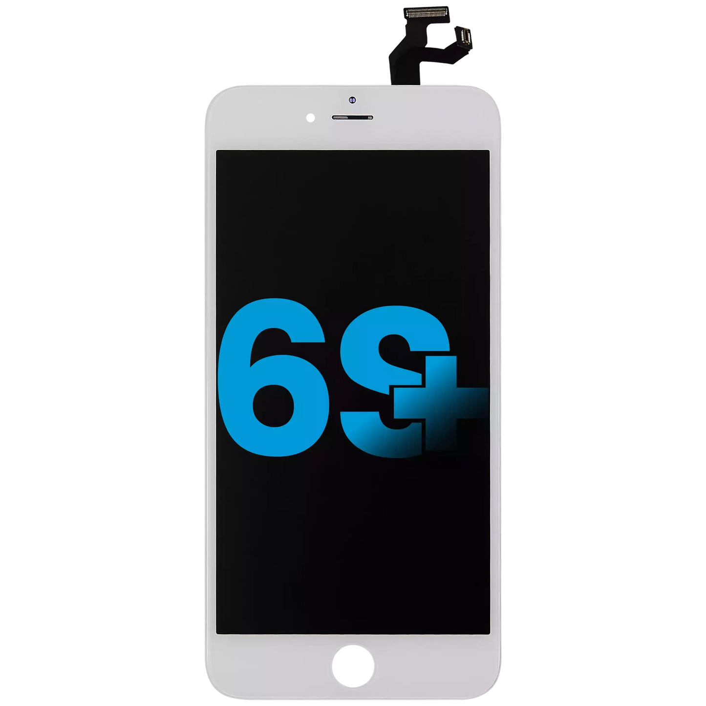 LCD Assembly With Steel Plate For iPhone 6S Plus (Pro Incell) (White)