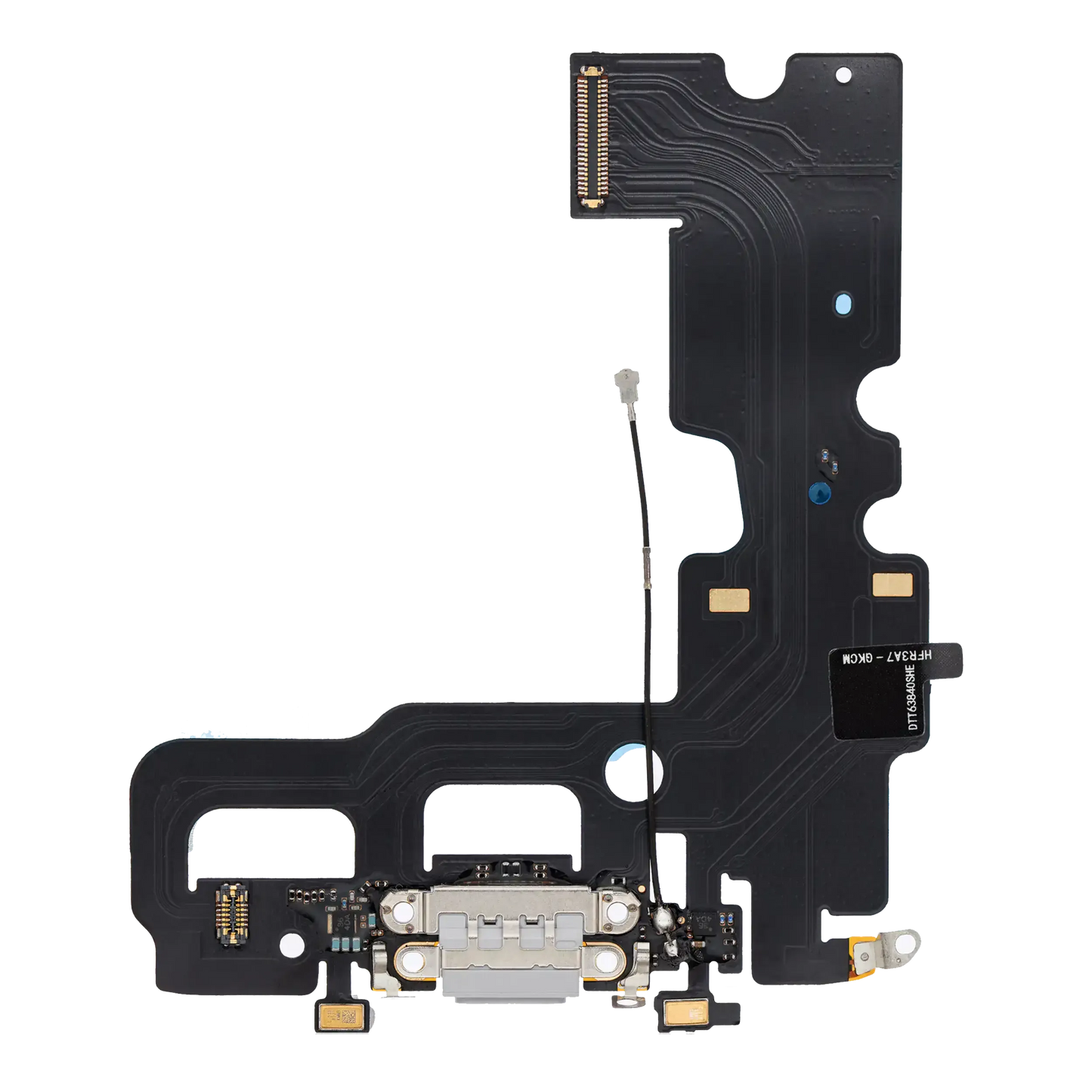 Charging Port Flex Cable For iPhone 7 (Pull) (Silver)