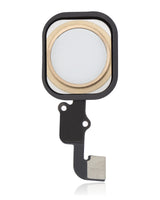 Home Button With Flex For iPhone 6S / 6S Plus (Gold) (Pull)