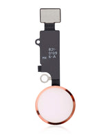 Home Button With Flex For iPhone 7 / 7 Plus / 8 / 8 Plus / SE (2020) / SE (2022) (Warning: For Cosmetic Use Only) (Rose Gold) (Pull)