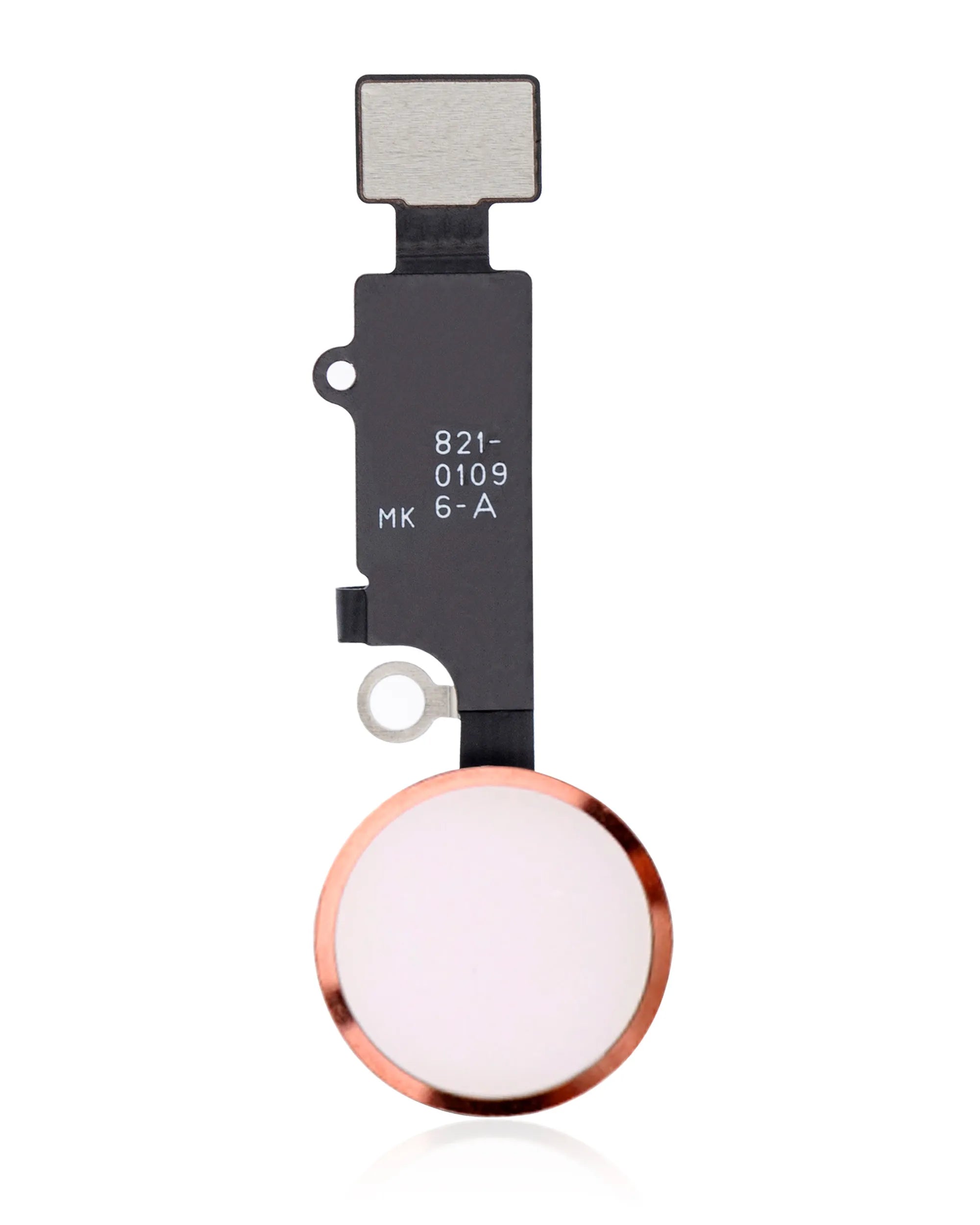 Home Button With Flex For iPhone 7 / 7 Plus / 8 / 8 Plus / SE (2020) / SE (2022) (Warning: For Cosmetic Use Only) (Rose Gold) (Pull)