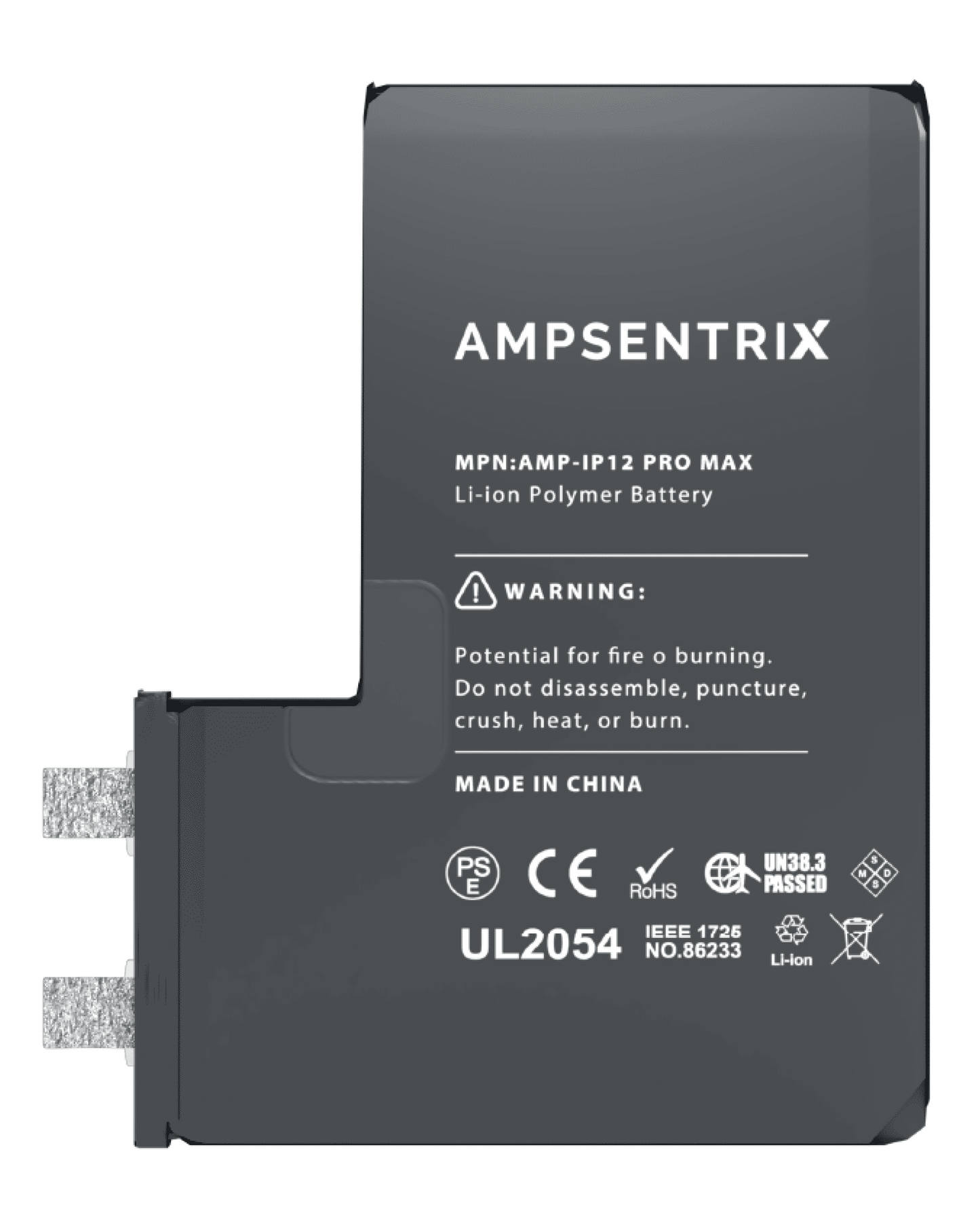 Replacement Battery Core For iPhone 12 Pro Max (Spot Welding Required) (Cell)