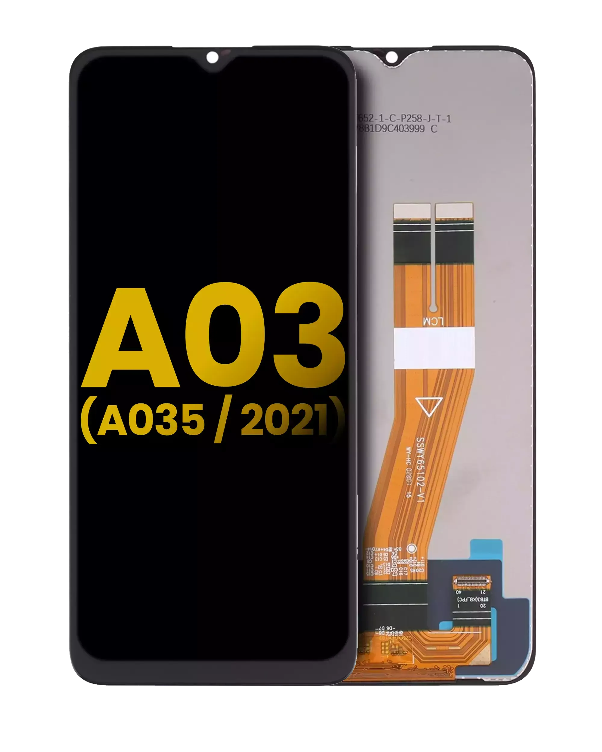 LCD Assembly With Frame For Samsung Galaxy A03 (A035F / 2021) (International Version) (Refurbished) (All Colors)
