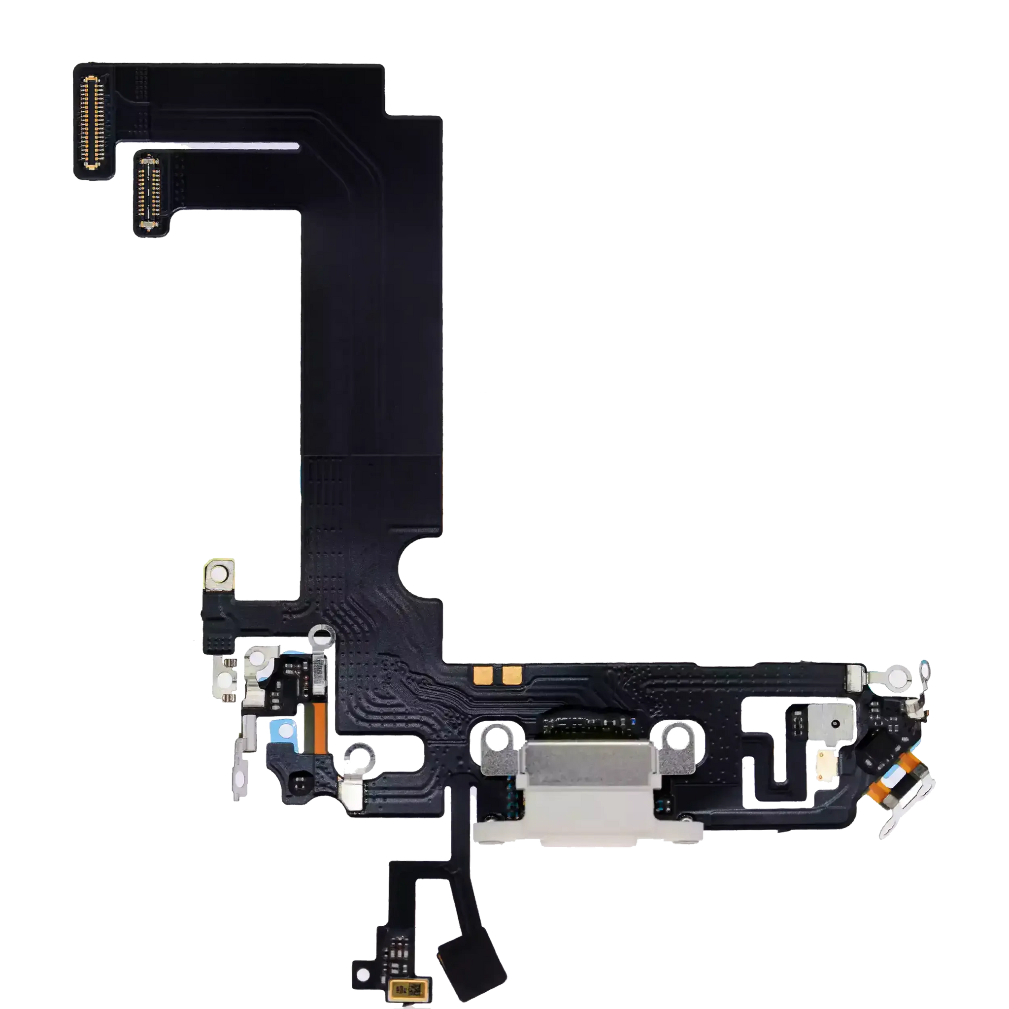 Charging Port Flex Cable For iPhone 12 Mini (Pull) (White)