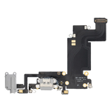 Charging Port Flex Cable For iPhone 6S Plus (Pull) (Silver)