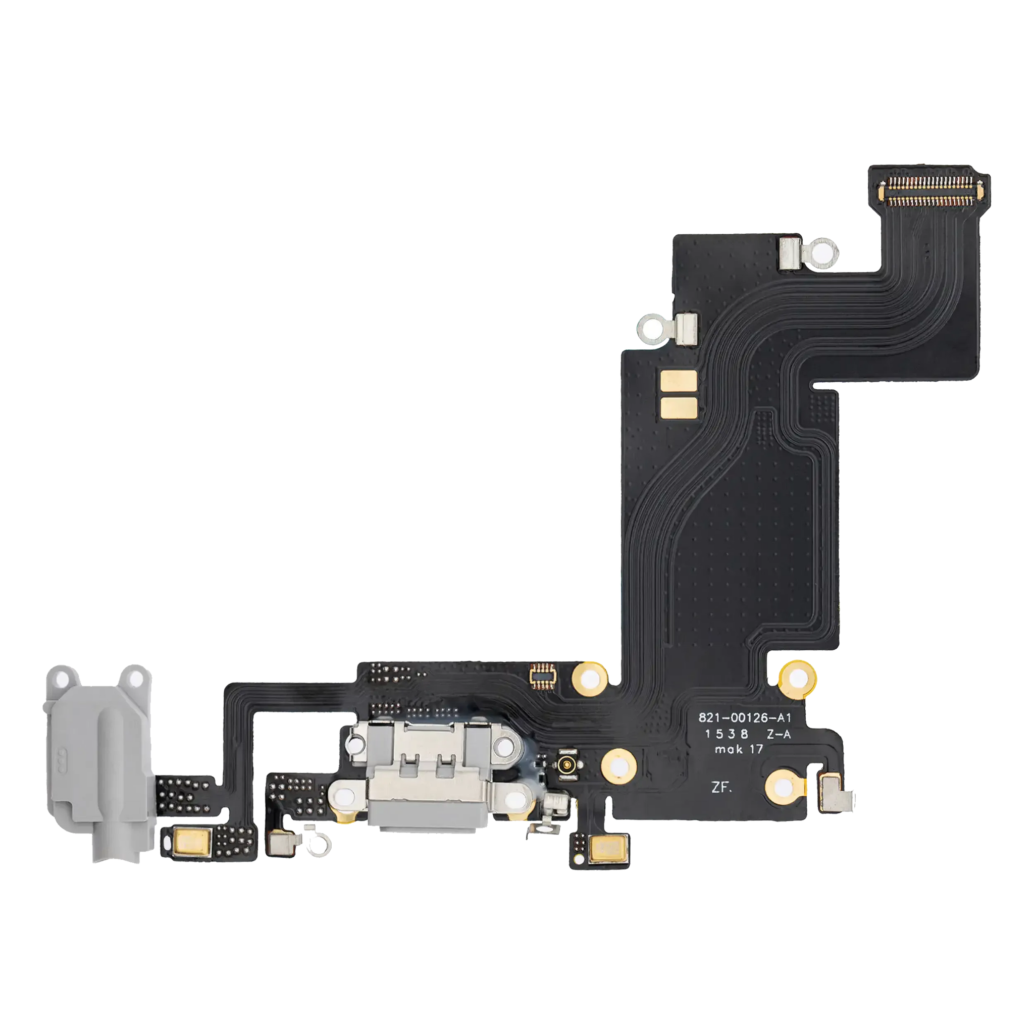 Charging Port Flex Cable For iPhone 6S Plus (Pull) (Silver)