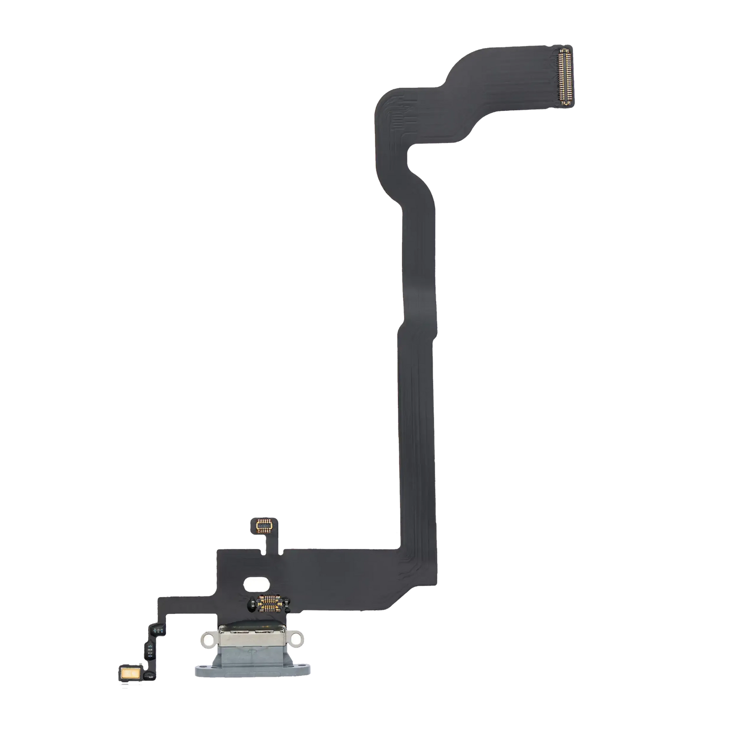 Charging Port Flex Cable For iPhone X (Pull) (Silver)