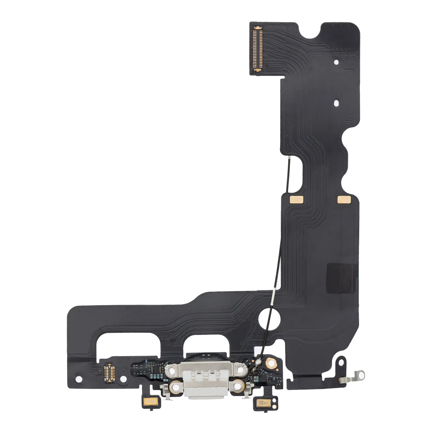 Charging Port Flex Cable For iPhone 7 Plus (Pull) (Silver)