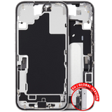 Mid-Frame Housing W/ Charging Port Flex & Small Parts For iPhone 16 (EU / Global Version) (Pull) (White)
