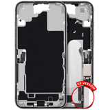 Mid-Frame Housing W/ Charging Port Flex & Small Parts For iPhone 16 Plus (US Version) (Pull) (White)