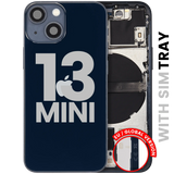 Back Housing W/ Small Parts For iPhone 13 Mini (EU / Global Version) (Pull) (Midnight)
