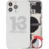 Back Housing W/ Small Parts For iPhone 13 Pro Max (US Version) (Pull) (Silver)