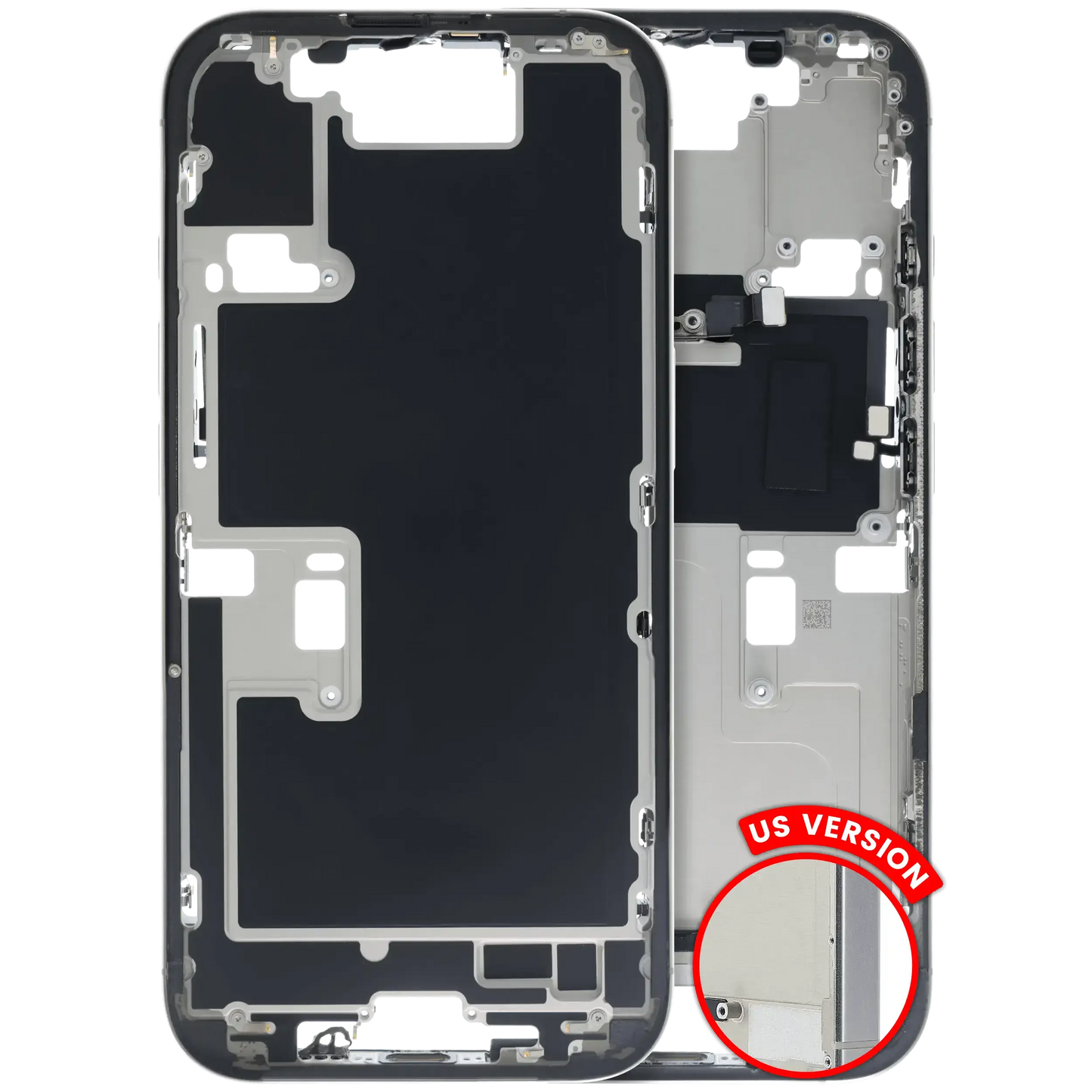 Mid-Frame Housing W/ Small Parts For iPhone 16 Pro (US Version) (Pull) (Natural Titanium)