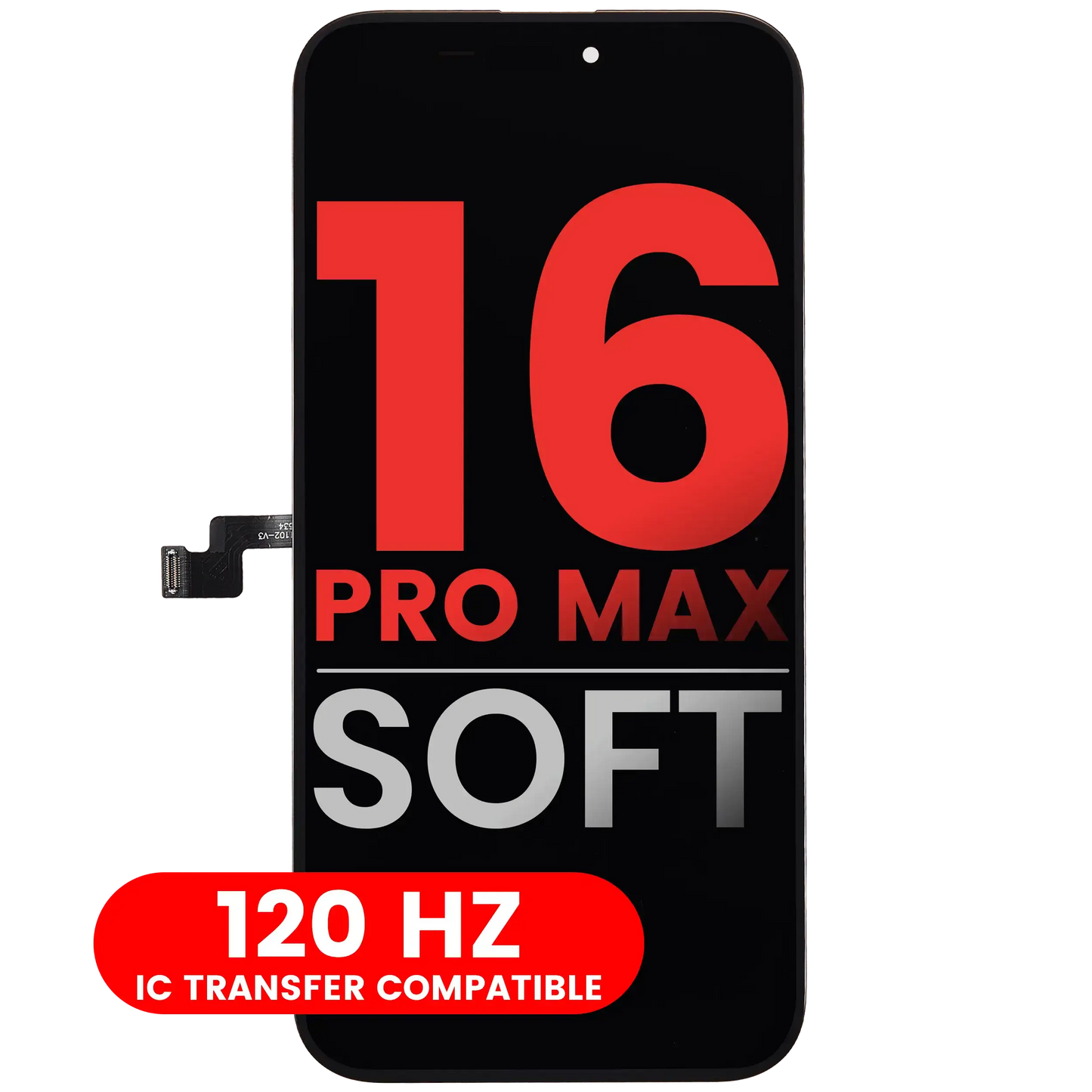OLED Assembly For iPhone 16 Pro Max (Aftermarket OLED) (120HZ)