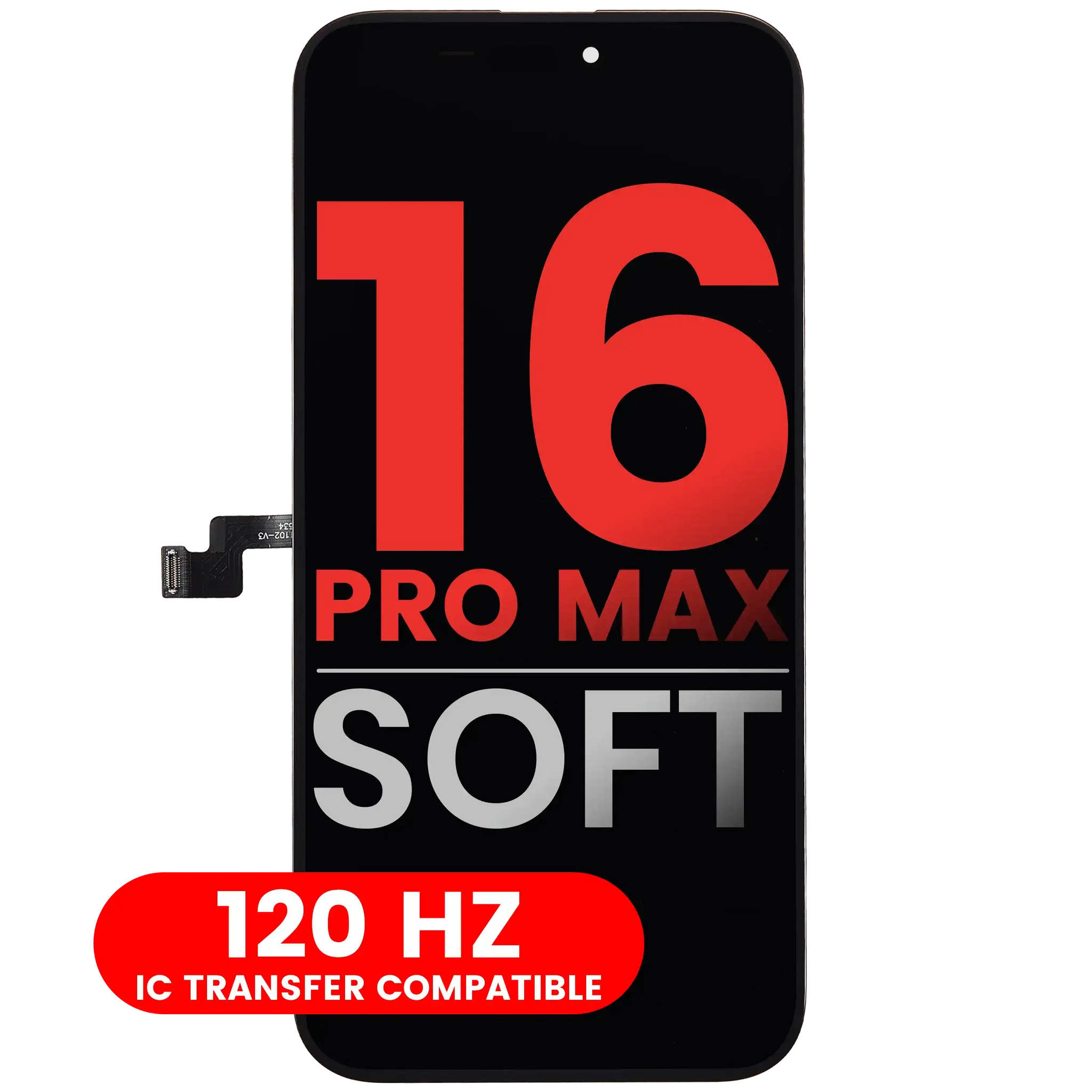 OLED Assembly For iPhone 16 Pro Max (Aftermarket OLED) (120HZ)