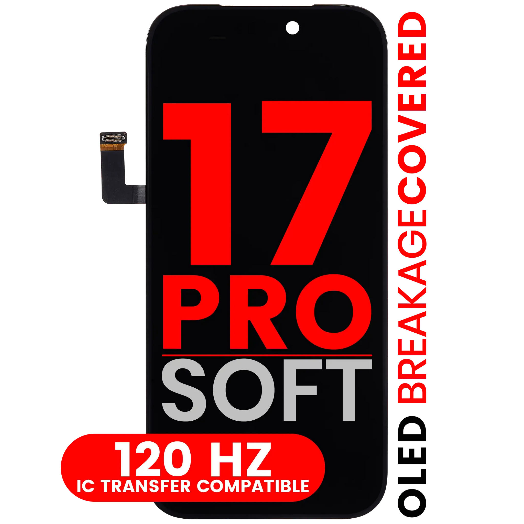 OLED Assembly For iPhone 17 Pro (Pro OLED) (120HZ)