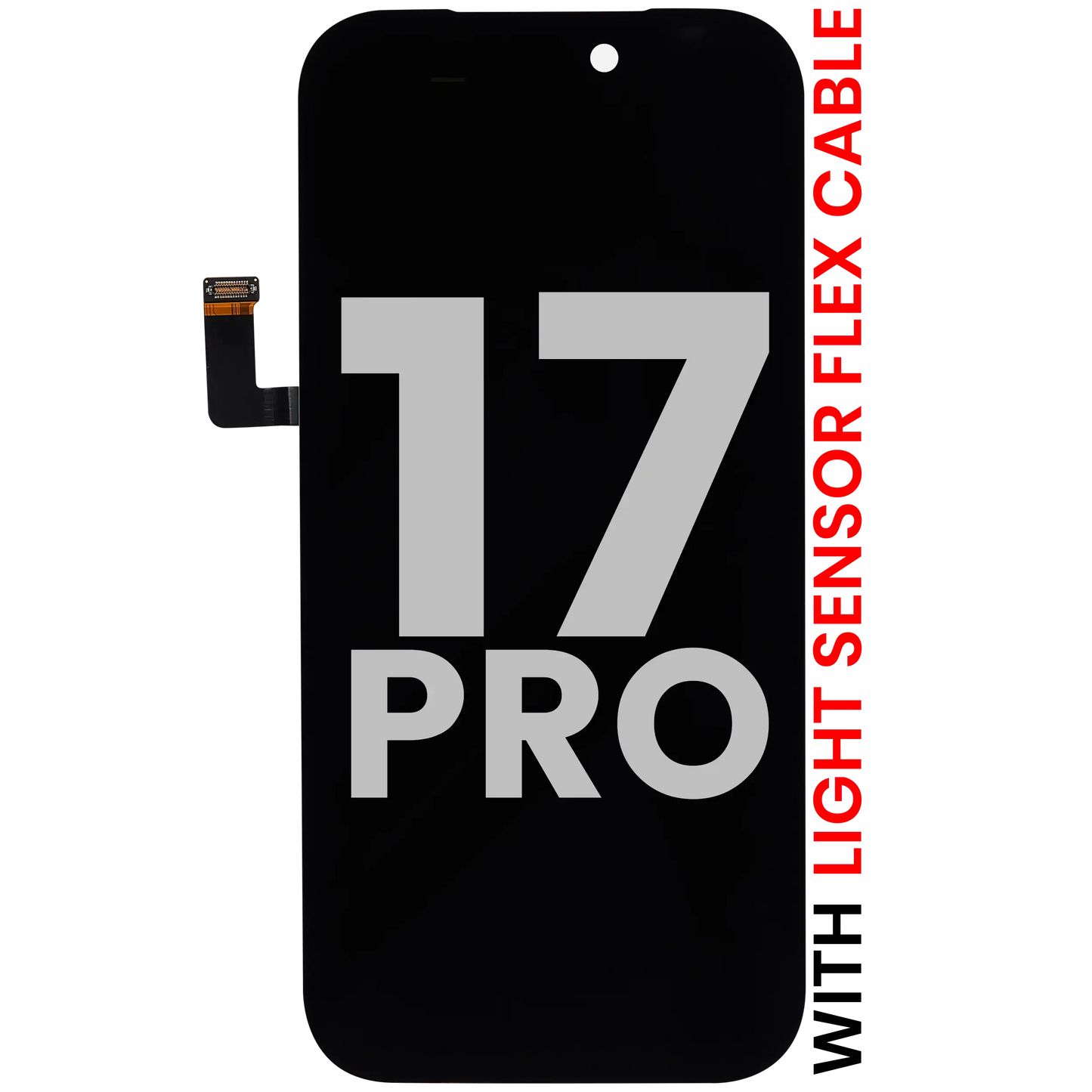 OLED Assembly For iPhone 17 Pro With Light Sensor Flex Cable ( Pull A)